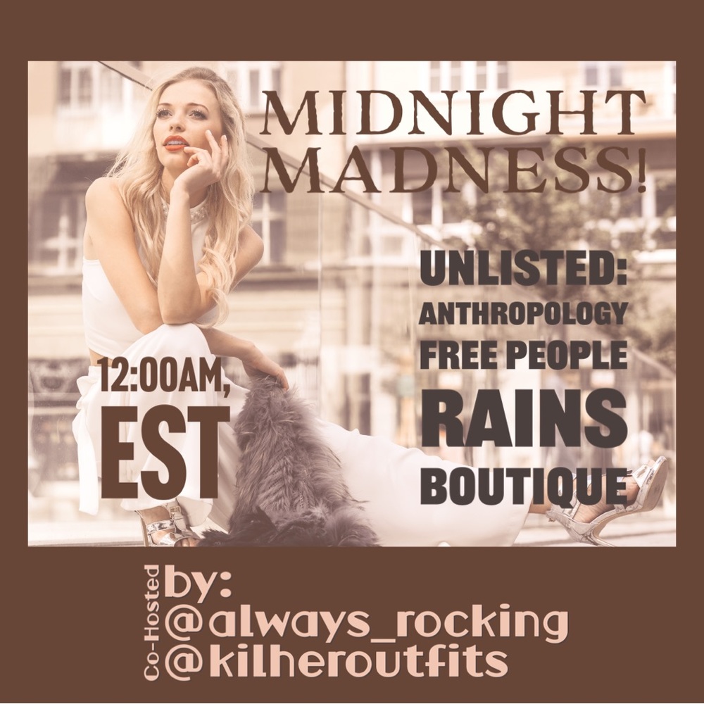 Midnight madness Non-Listed Inventory Blow-Out Sale!